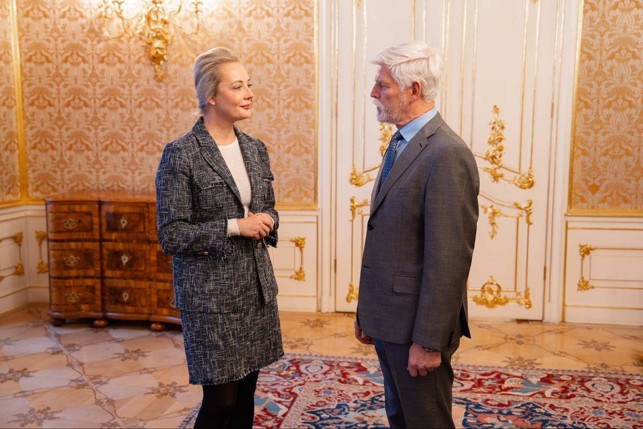 Юлия Навальная встретилась с президентом Чехии Петром Павлом